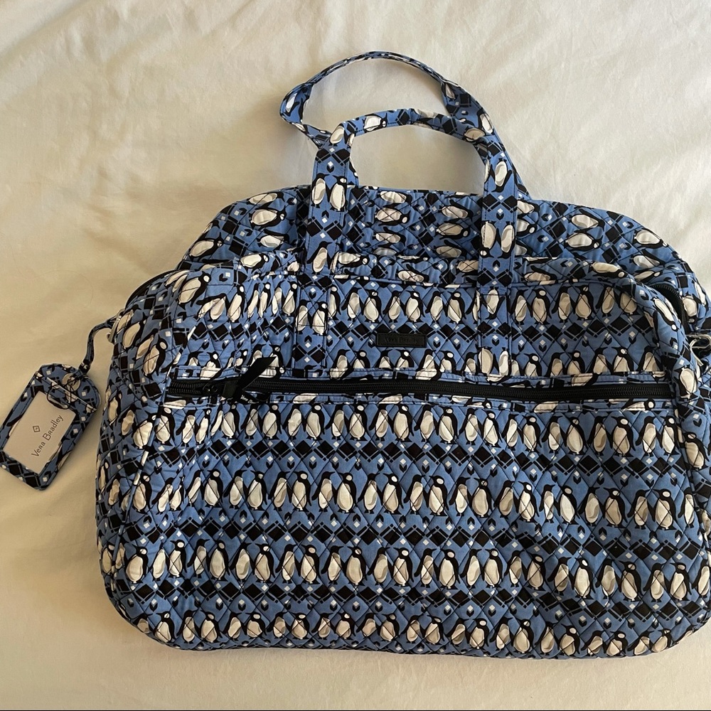 Vera Bradley Playful Penguin Travel Bag